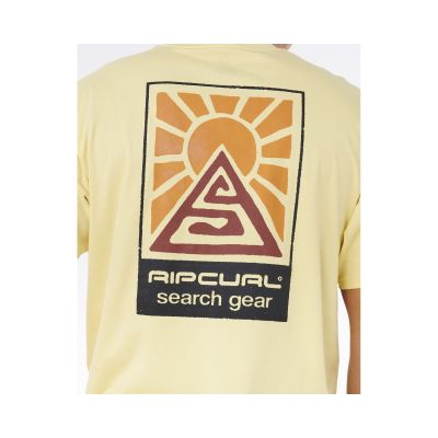 5. RIP CURL Search Dawn Tee Yellow Men's T-Shirt