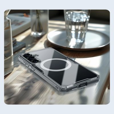 15. Nillkin Nature TPU Pro Magnetic Case with MagSafe for Samsung S25 - White