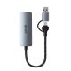 5. Lindy 43415 USB 3.2 Gen 2 (3.1 Gen 2) Type-C Hubs and Concentrators 5000 Mbit/s Gray