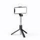 4. Selfie stick WR1YXS telescopic tripod 0.71m with round lamp - black