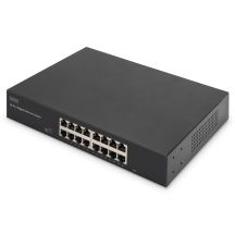Unmanaged switch 19" Rack Gigabit 16x10/100/1000Mbps