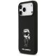 2. Karl Lagerfeld Silicone Karl Sketch & Logo MagSafe Case for iPhone 17 Pro Max - Black