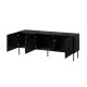 2. TV cabinet SIENA 150.5x40x60 black matt