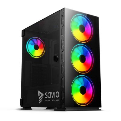 7. SAVIO PC CASE PRIME X1 ARGB GLASS SAVGC-PRIMEX1