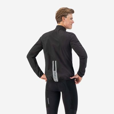 4. Rogelli DISTANCE rain jacket black 3XL