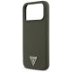 6. Guess Silicone Triangle Logo MagSafe Case for iPhone 17 Pro Max - Green