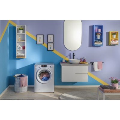 8. Candy Smart Pro Inverter CO 474TWM6/1-S Washing Machine Front Load 7 kg 1400 RPM White