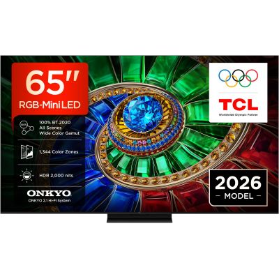 2. TCL RM7L 65RM7L TV 165.1 cm (65") 4K Ultra HD Smart TV Wi-Fi Black 2000 cd/m2
