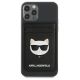 2. Karl Lagerfeld Wallet CardSlot Saffiano Choupette Head MagSafe Magnetic Phone Wallet - Black
