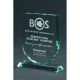 9. Engraved glass trophy with case