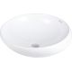Asymmetrical ceramic countertop washbasin