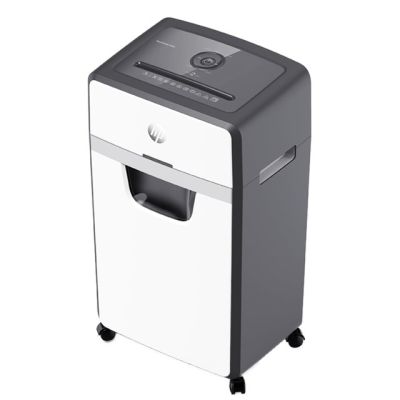 6. HP ONESHRED 24CC shredder, shreds, P-4, 24 sheets, 30l, light gray, HPN280724CCON-14.