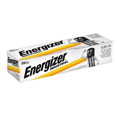 ENERGIZER ALKALINE INDUSTRIAL PRO BATTERIES 6LR61 9V 12 pcs.