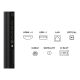 4. TCL 55C6K QD-Mini LED TV 55" 4K Ultra HD Google TV Dolby Atmos DVB-T2 Metallic