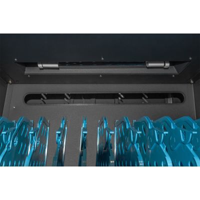 2. DIGITUS mobile cabinet on wheels for charging up to 30 notebooks/tablets up to 15.6"