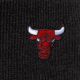 3. New Era NBA Chicago Bulls Mini Logo Black Cuff Knit Beanie - 60691109
