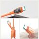8. Joyroom S-A59 Vibrant Series 3A USB-A - USB-C Cable 1.2m - Orange