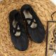 3. Leather dance shoes with black elastic bands Jr Nazo