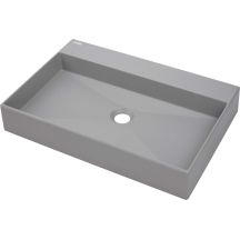 Granite countertop washbasin with tap space - 60x40 cm