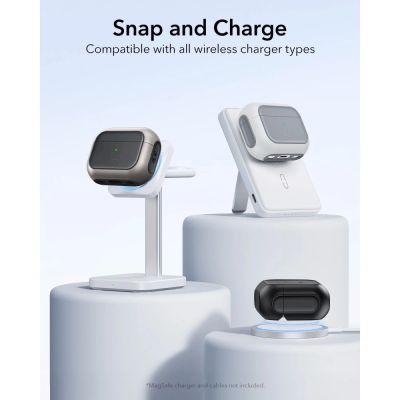 3. ESR Orbit HaloLock MagSafe case for AirPods Pro 3 - white