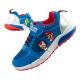 Leomil children's sports shoes Super Mario sneakers with velcro LED blue
