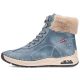 3. Women's insulated ankle boots, blue, Rieker 44530-14