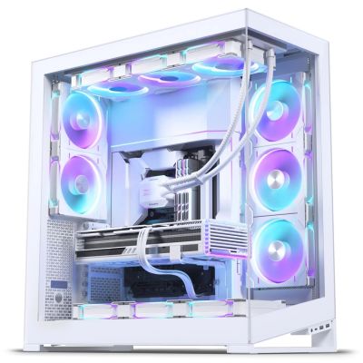 8. PHANTEKS NV-Series NV9 MK2 PC Case, Big Tower, EATX, DRGB, Tempered Glass - White
