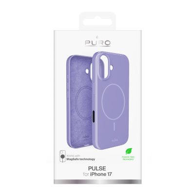 2. Puro Pulse iPhone 17 Polycarbonate Protective Case - Purple