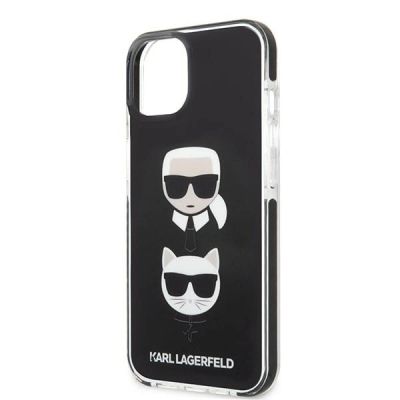 6. Karl Lagerfeld Karl&Choupette Head Case for iPhone 13 - Black