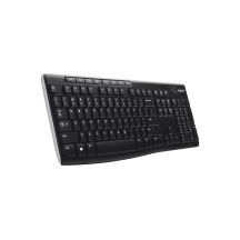 Logitech K270 RF Wireless QWERTZ Keyboard German Black