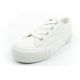 3. Lee Isla women's sports shoes sneakers white platform lace