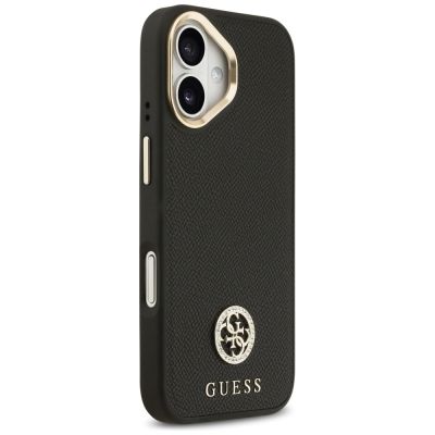 4. Guess Grained Strass Logo MagSafe case for iPhone 17 - black