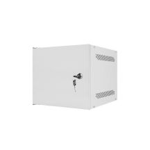 LANBERG WALL-MOUNTED RACK CABINET 10" 4U 280X310 GRAY, METAL DOORS (FLAT PACK) WF10-2304-00S