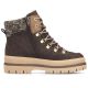 10. Waterproof Women’s Brown Platform Hiking Boots Rieker Y6210-25