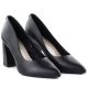 9. Black pumps with pointed toe, black Sergio Leone PB216