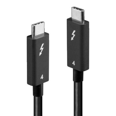 Lindy 31121 Thunderbolt Cable 2m 40Gbps Black