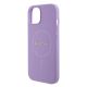 6. Guess Saffiano MagSafe case for iPhone 15 Plus - purple