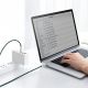 10. Baseus Cafule Series Metal Data USB-C / USB-C PD QC SCP 100W 5A 2 m cable - green