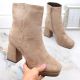 10. Suede ankle boots Jezzi W JEZ411B, beige