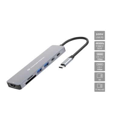 Conceptronic DONN28G Wired USB 3.2 Gen 1 (3.1 Gen 1) Type-C Gray