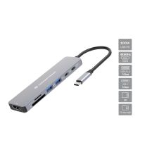 Conceptronic DONN28G Wired USB 3.2 Gen 1 (3.1 Gen 1) Type-C Gray