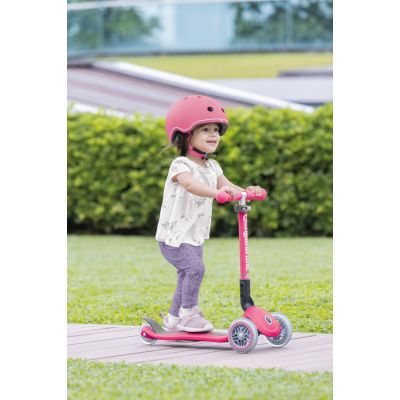 8. Globber Foldable Lights Fuchsia Jr 437-110 3-Wheel Scooter
