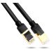 11. Ugreen Cable Ethernet patch cord RJ45 Cat 7 STP LAN 10Gbps 2m black (11269)