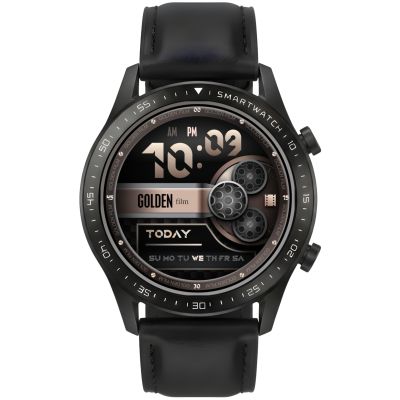 13. Smartwatch Gravity Black 2 Straps GT10-3