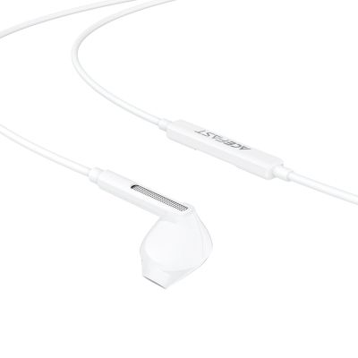 4. Acefast L14 in-ear wired headphones with 3.5 mm mini jack microphone - white