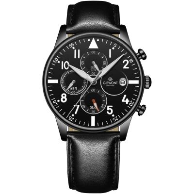 Giewont Chronograph Sapphire Black Men's Watch GW5630-A1