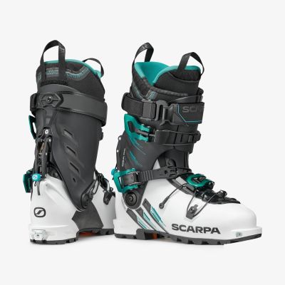 6. Scarpa GEA RS Ski Boots White, Black