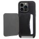 4. Karl Lagerfeld Crossbody Saffiano Karl & Choupette Case for iPhone 14 Pro - Black