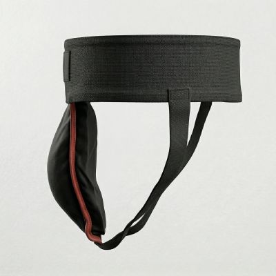 18. Men's Suspensor Groin Protector - Black -M