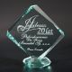 7. Engraved glass trophy with case